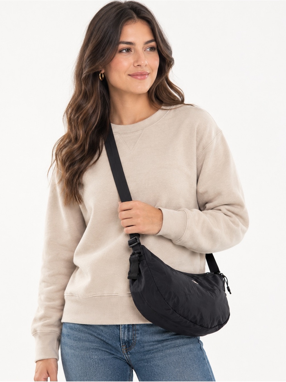 Black Crossbody Sling Bag – Sleek Everyday Wear